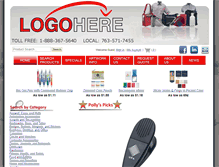 Tablet Screenshot of logohere.com